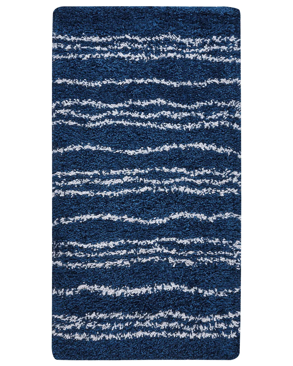 Shaggy Area Rug Blue and White TASHIR Various Sizes