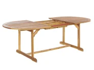 Garden Dining Set 8 Seater MAUI II with Cushions Acacia Wood Blue_926709