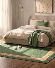 Rug KARAKUYU Green 160 x 230 cm Jute_903903