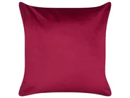 Set med 2 prydnadskuddar GOLDSPRUCE 45 x 45 cm Sammet Röd Julmotiv_879393