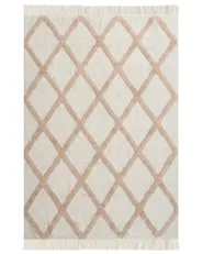 Kids Rug PUNSARI Light Beige 140 x 200 cm Cotton_1107612