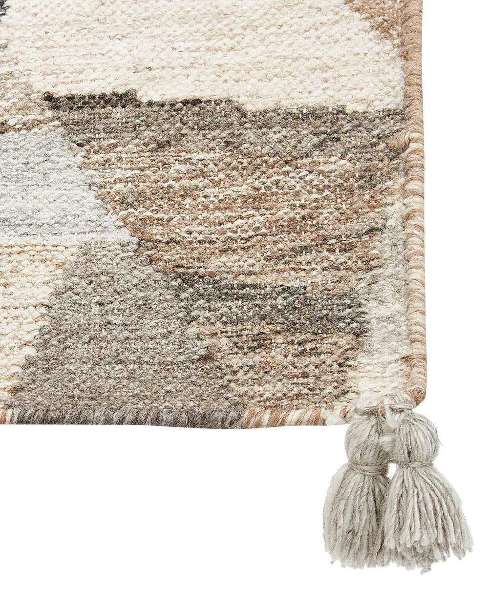 Rug ARGAVAND Beige 200 x 300 cm Kilim Wool_858341