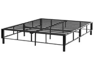 Divan Bed without Headboard Fabric COUNTESS 160 x 200 cm (EU King Size) Light Grey_979030