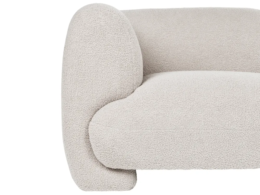 Modular Living Room Set 4 Seater MJALBI with Ottoman Boucle Off-White_1075199