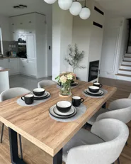 Sett med 2 spisestoler PENNY Gråbrun_1166402