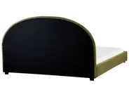 Waterbed Boucle VAUCLUSE 180 x 200 cm (EU Super King) Olive Green_977243