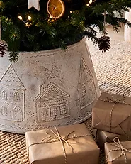 Kuusenjalan suojus HEINOLA 72 cm Luonnonvalkoinen_1171226