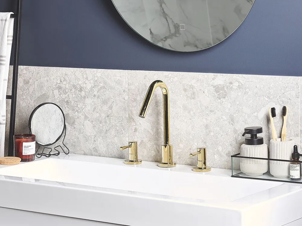 Basin Mixer Tap KALAMBO Brass Gold