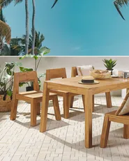 Garden Chair LIVORNO Acacia Wood Brown_797514