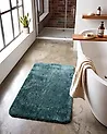 Badematte URLANA Mørkegrønn 60 x 90 cm Mikrofiber