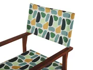 Set of 2 Garden Chair Replacement Fabrics CINE Multicolour_819479