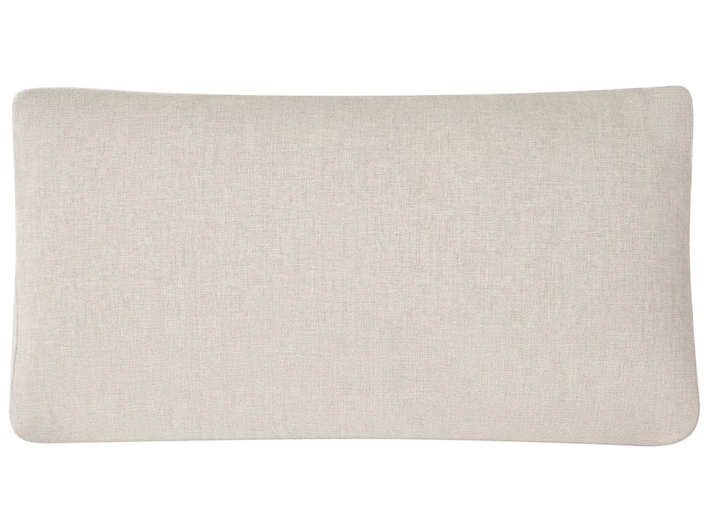 Garden Sofa with Table 2 Seater SAMPIERI Metal Light Brown_1000031