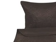 Bedspread with Cushions RAYEN 140 x 210 cm Brown_822060