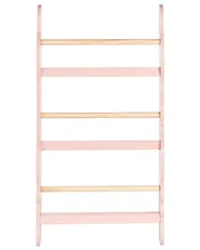 Wall Bookshelf RIGOLET 80 cm Pastel Pink_949274