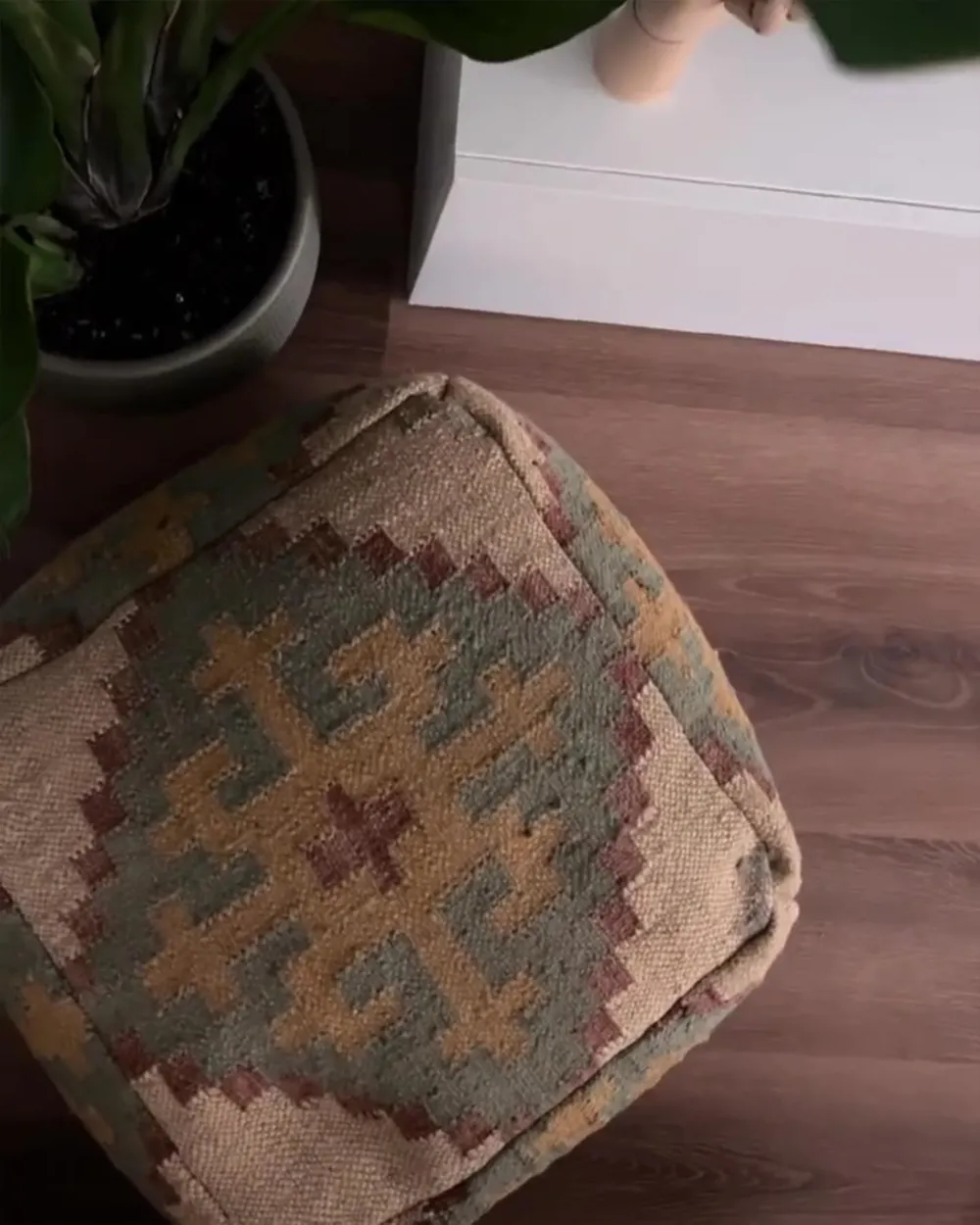Sittpuff SARON Jute Flerfärgad_927472