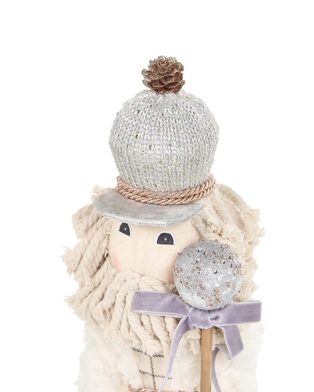 Koristesetti 2 kpl ALANIEMI 52/79 cm Pähkinänsärkijä Beige_1156640