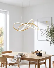 LED-pendellampa TUMEN Metall Guld_1149648