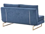 Living Room Set 6 Seater JERSLEV Fabric Blue_1013774