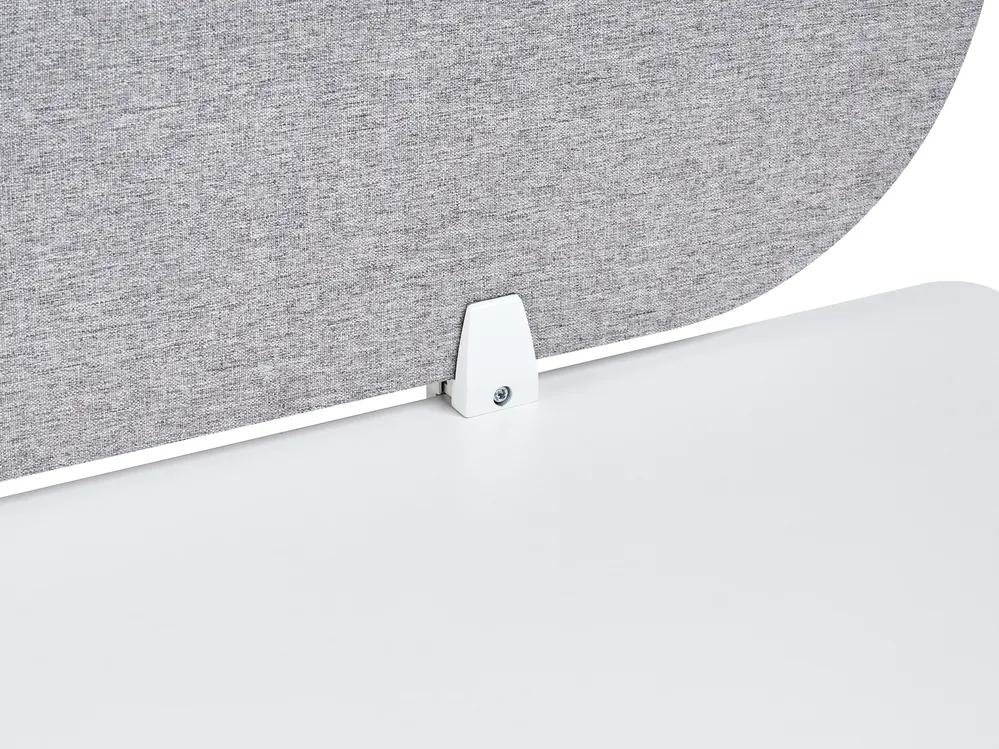 Desk Screen SPARKY 120 x 40 cm Light Grey_1015319