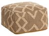 Pouffe GOPI Jute Light Brown