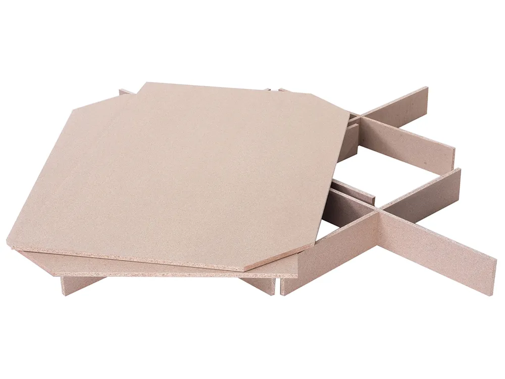 Waterbed Boucle VINAY 160 x 200 cm (EU King Size) Brown_969442