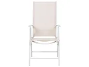 Garden Dining Set 6 Seater CATANIA Metal Beige_884119