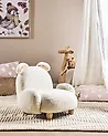 Barnfåtölj Kanin KANNA Bouclé Off-White