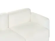 Modular Corner Sofa 3 Seater HEDE Boucle White Right Hand_1091908