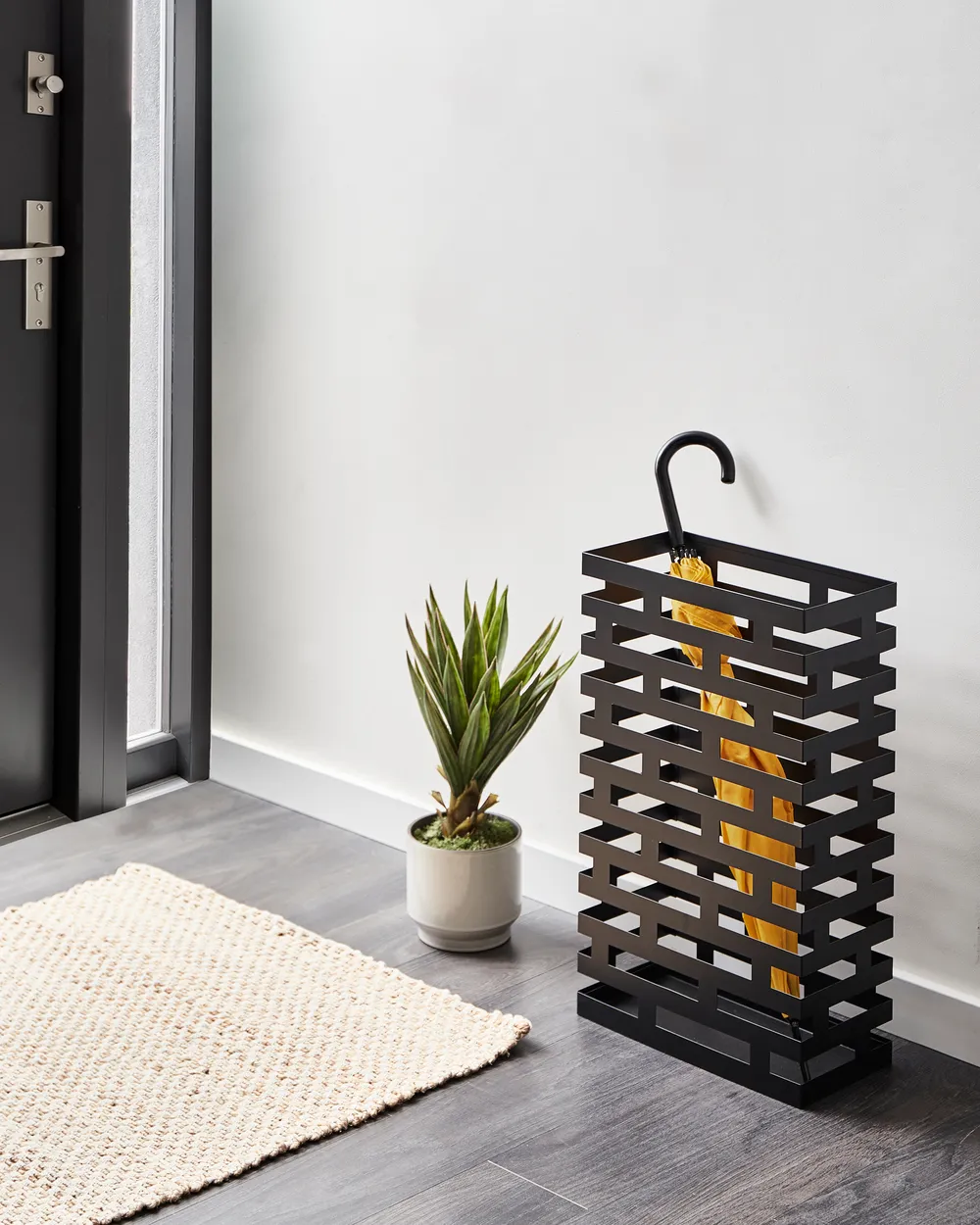 Umbrella Stand KAMSAR Metal Black
