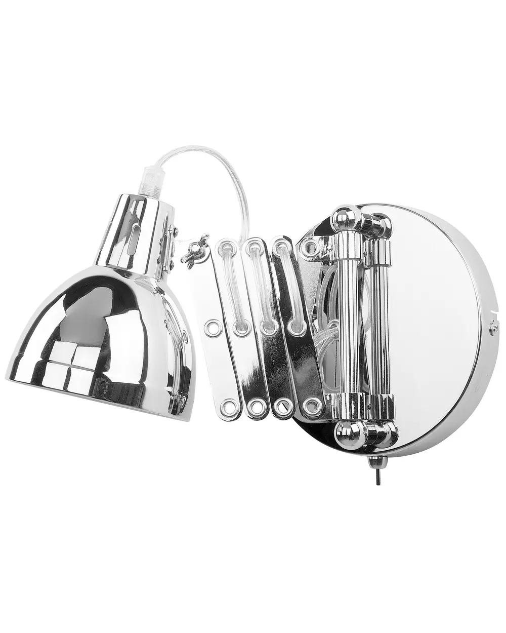 Vägglampa HARRINGTON Justerbar Metall Silver_730920
