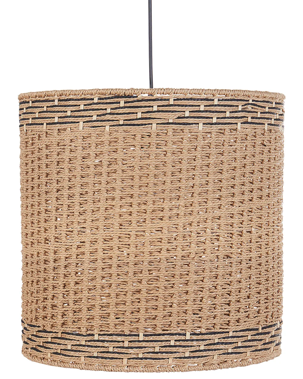 Pendant Lamp LUAPULA Paper Rope Natural
