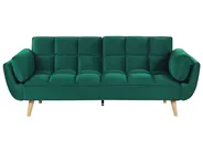 Sofa Bed 3 Seater ASBY Velvet Green_788034