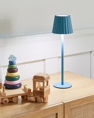 Table Lamp POMBEIRO Metal Light Blue_935304