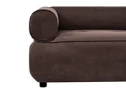Sofa 3 Seater SALLA Fabric Dark Brown_1057899