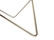 Coffee Table MERIDIAN Tempered Glass Marble/ Gold_758956