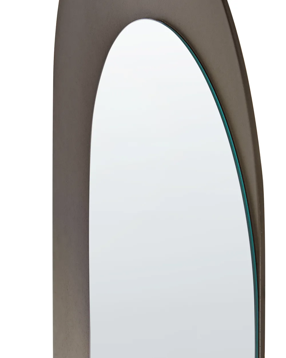 Väggspegel PIGNY 58 cm 99 cm Brun_935993