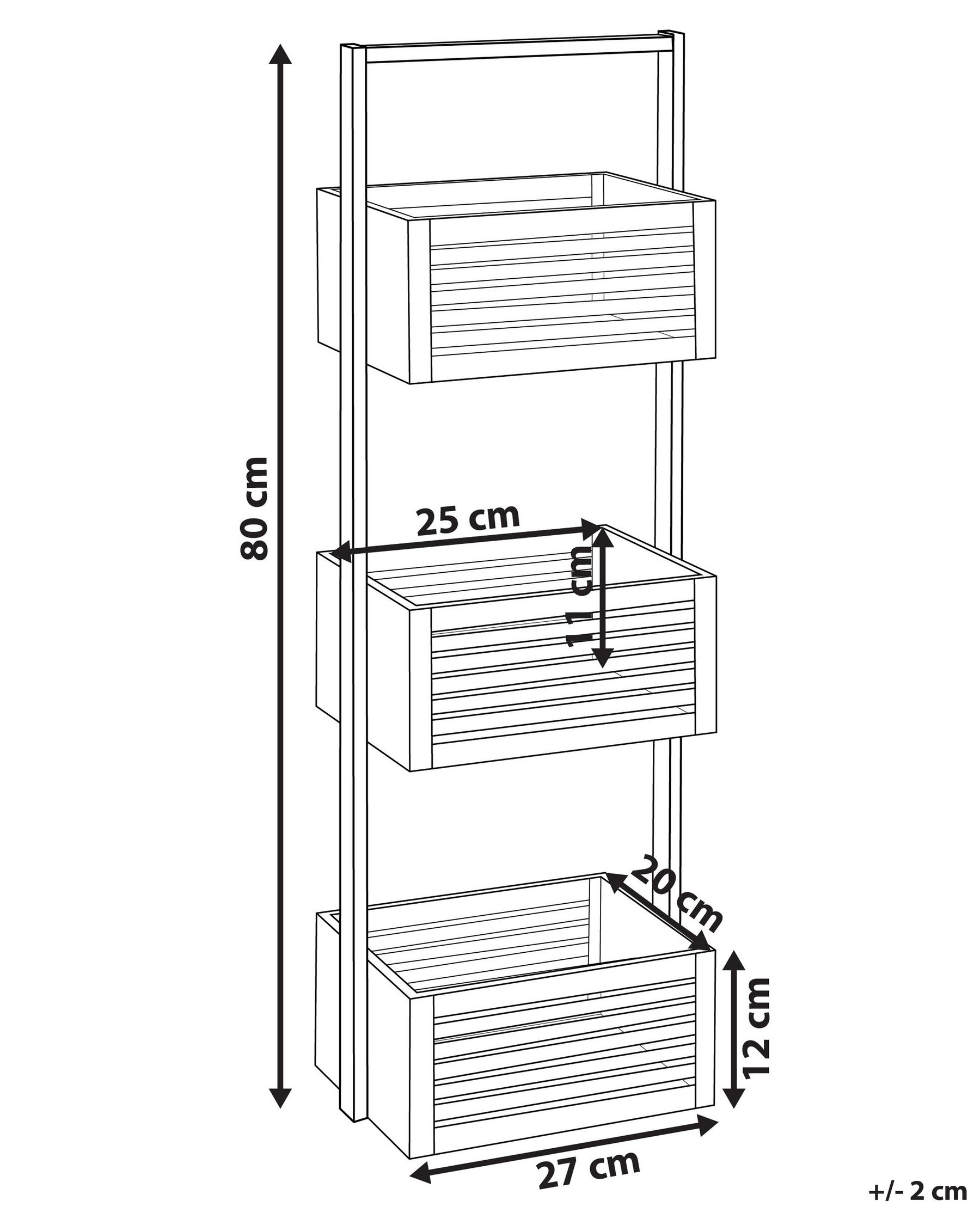 Shelving Unit WAVERLY Bamboo Light Brown_926972