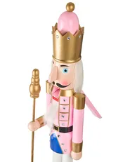 Prydnadsfigur TROSAAN 90 cm Nötknäckare Rosa_1027567