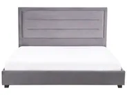 Bed Velvet ROUEN 180 x 200 cm (EU Super King) Dark Grey_1004589