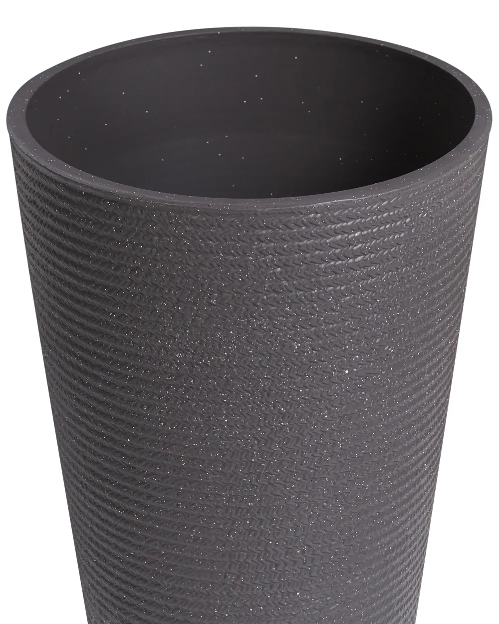 Set of 2 Plant Pots MEUM 35 cm Black_1123760