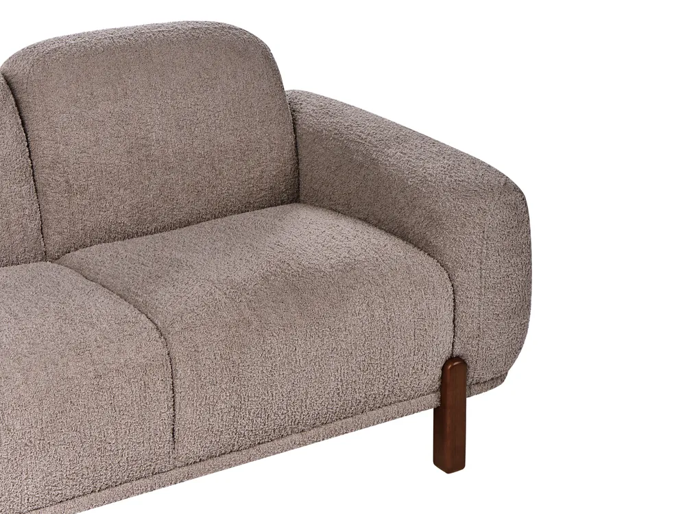 Soffgrupp 4-sits ODNES Bouclé Taupe_1053022