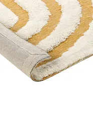 Rug PERAI Yellow 160 x 230 cm Cotton_884357