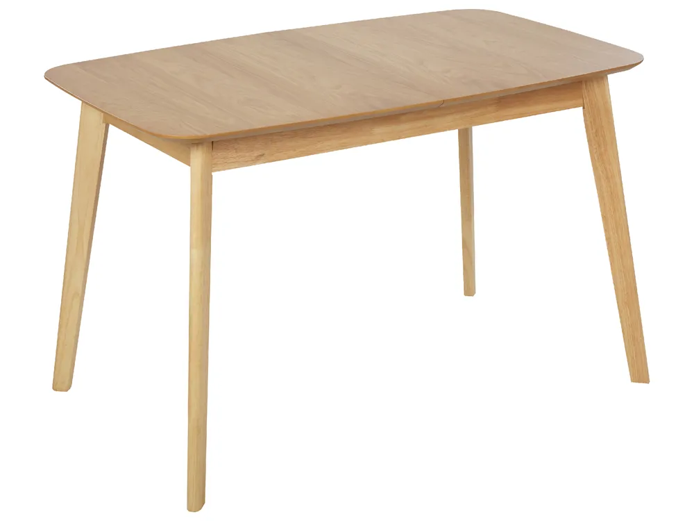 Extending Dining Table MADOX Light Oak 120/150 cm 75 cm_879075