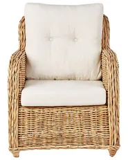 Garden Sofa Set 5 Seater ALESSANO Rattan Natural_928590