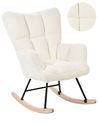 Rocking Chair OULU Boucle White