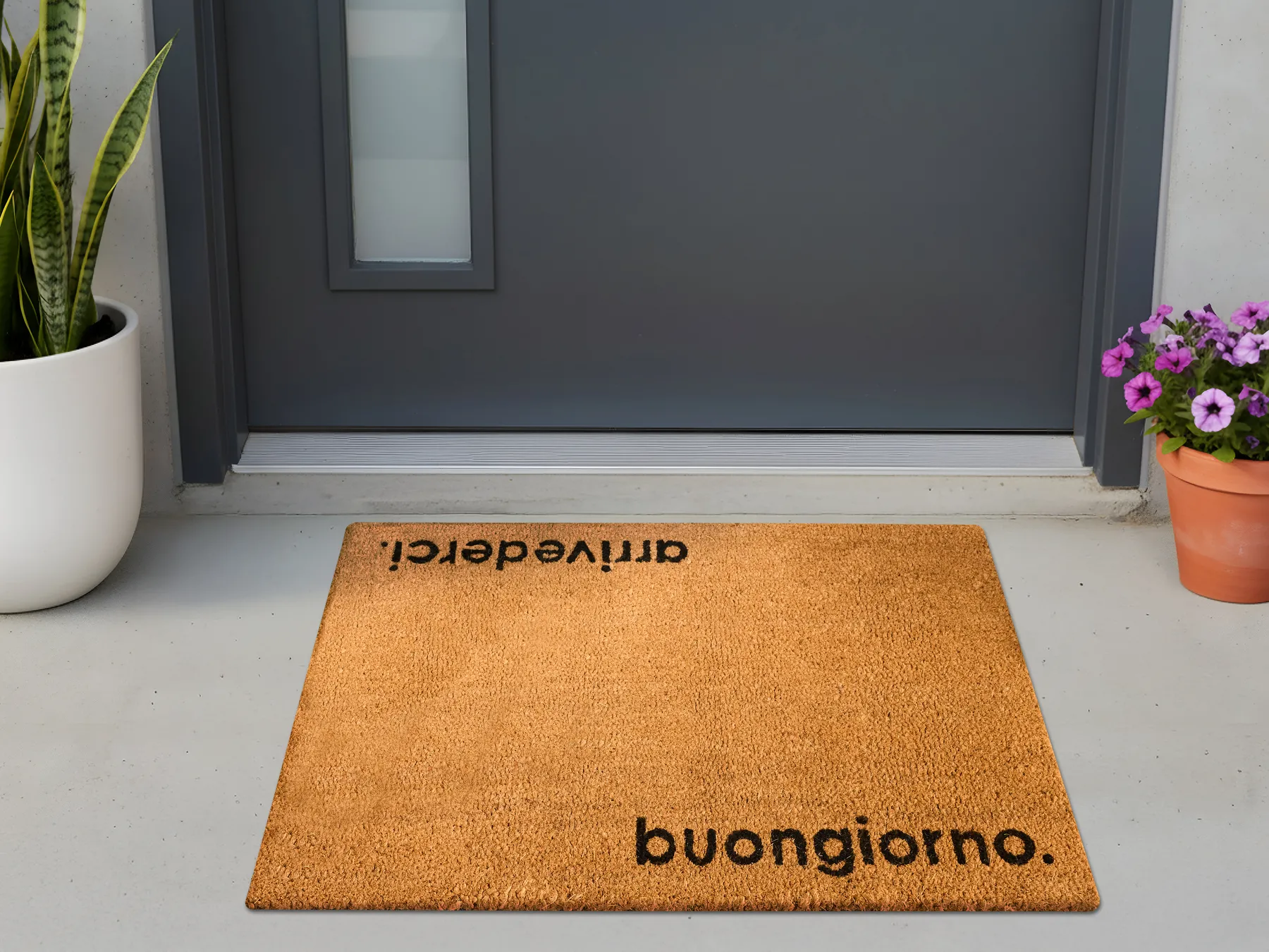 Dörrmatta LABO Naturlig 60 x 90 cm Text Kokosfiber_1013132