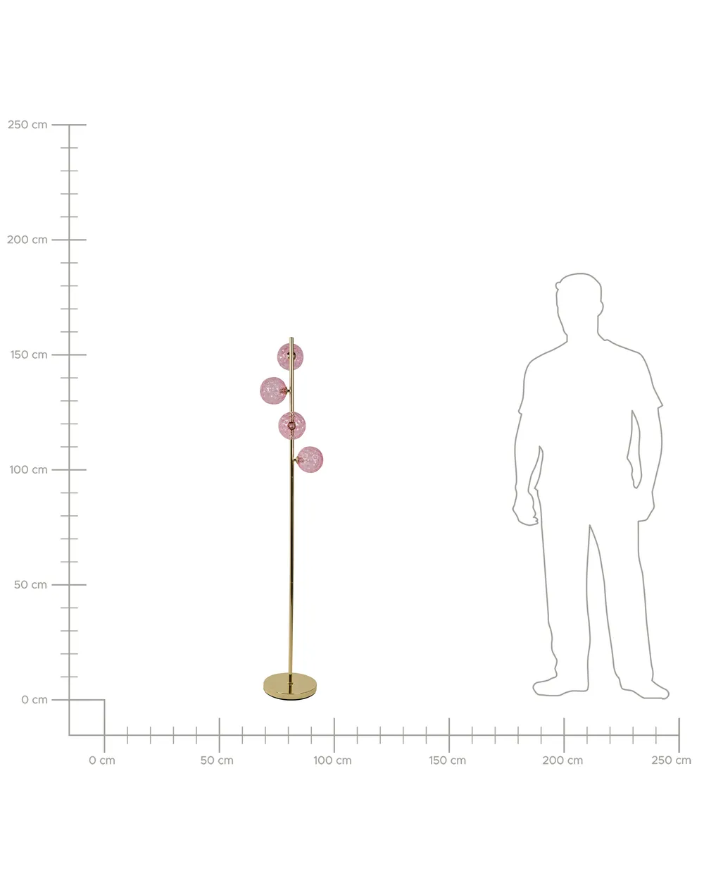 Floor Lamp ANADYR Glass Pink_1033606