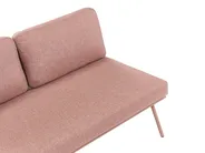 Trädgårdshörnsoffa med bord 4-sits CACCAMO Brun_1064257
