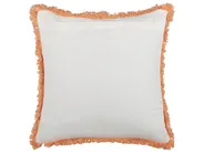 Throw Cushion SATIVUS 45 x 45 cm Cotton Orange Floral Pattern_839148