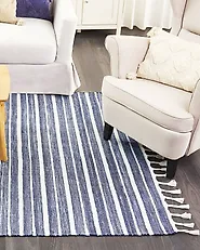 Rug BADEMLI Dark Blue 160 x 230 cm_1179688